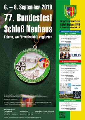 Plakat zum Bundesfest 2019