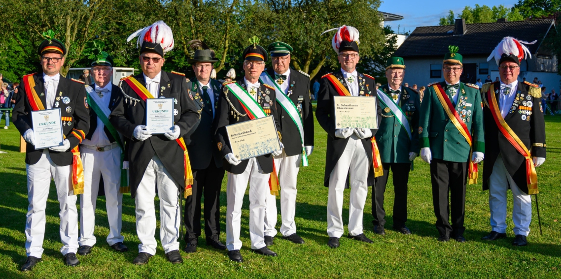 Ehrungen Scharmede, Samstag 15.06.2024